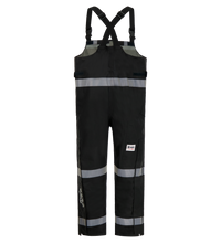 The Lac-Mac Women's Overall, FR/ARC Rated (706FWAC), features GORE-TEX PYRAD fabric, US markings, reflective stripes, and adjustable straps—ideal PPE Category 3 gear for industrial or safety use.