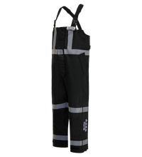 Lac-Mac Women's Overall, FR/ARC Rated (706FWAC), features PPE Category 3 protection, US markings, reflective silver stripes, adjustable shoulder straps, GORE-TEX PYRAD fabric, and multiple pockets.