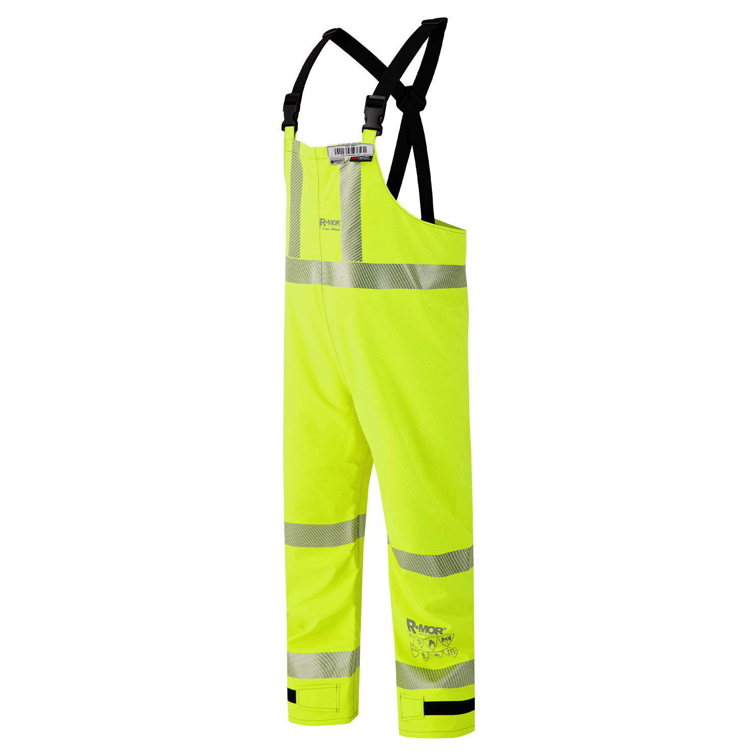 The Lac-Mac Multi-Haz Protective Overall, model 706ZABH, offers protection from flammable liquid chemical hazards and enhanced visibility for safety in work environments.