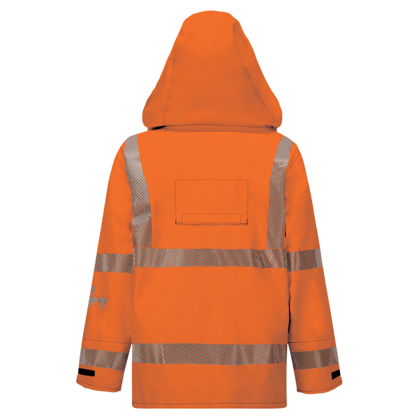 Jacket, High-Visibility FR/ARC Rated, US Markings, Regular, 707F Jacket, High-Visibility FR/ARC Rated, US Markings, Regular, 707F