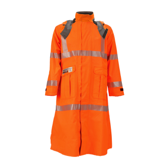Women's Duster Coat, High-Visibility FR/ARC Rated, US Markings, 707FDWAA