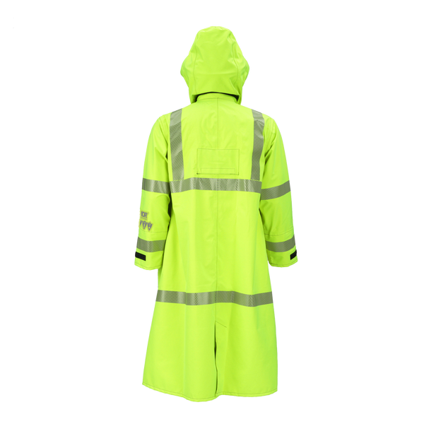 Duster Coat, High-Visibility Yellow, FR/ARC Rated, US Markings