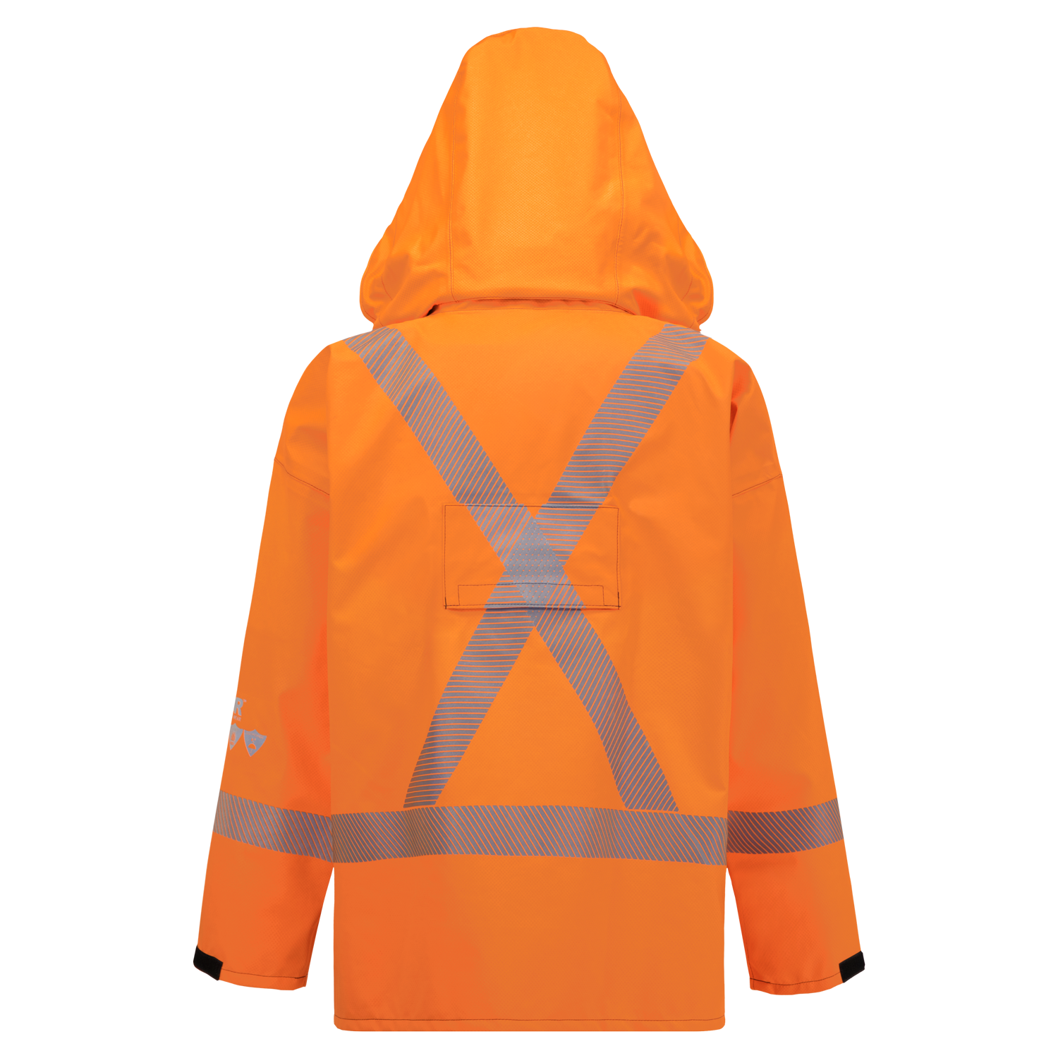 The Lac-Mac SAFE-T™ Style 707FEDG is a lightweight, high-visibility FR/ARC-rated jacket with Canadian markings and reflective "X" stripes for optimal safety in all conditions.