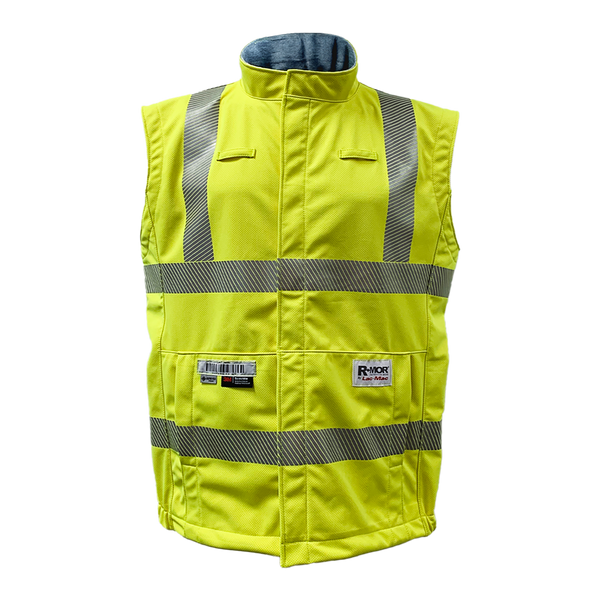 High-Vis Yellow Vest, made with PYRAD® WINDSTOPPER®, 707JV – Lac
