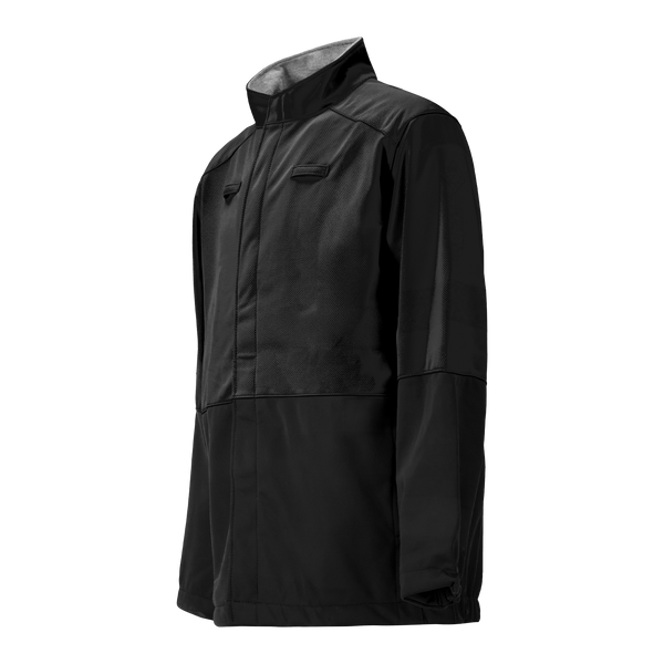 Solid Black Jacket made with PYRAD® WINDSTOPPER® by GORE-TEX Labs