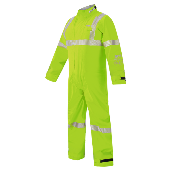 High-Visibility Chemical Splash Protective Coverall - 763A-BB