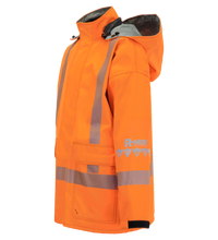 The Lac-Mac Women's SAFE-T™ Jacket 707FEWDD is a lightweight, high-visibility FR/ARC rated jacket with reflective stripes, front closure, hood, and CDN markings—ideal protective wear for challenging conditions.