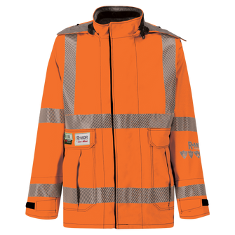 Jacket, High-Visibility FR/ARC Rated, US Markings, Regular Jacket, High-Visibility FR/ARC Rated, US Markings, Regular
