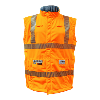 High-Vis Orange Vest made with PYRAD® WINDSTOPPER® , 707JV