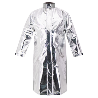 Aluminized Protective Duster Coat, for Molten and Heat Protection, 707MAD