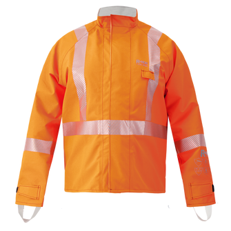 Multi-Haz Protective Jacket, Double Sleeves, for flammable liquid chemical hazar