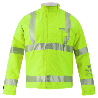 Multi-Haz Protective Jacket, for Flammable Liquid Chemical Hazards, 707ZABH