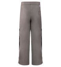 Back view of Lac-Mac 710MA Aluminized Protective Pant for molten and heat protection, in gray, featuring a right-side small rectangular pocket and side seam detailing.