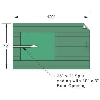 Split Drape - Level 4